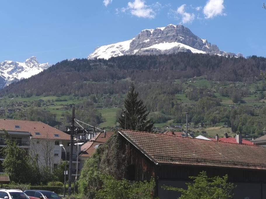 Super Appartement Cocooning Vu Mont Blanc Sallanches Kültér fotó
